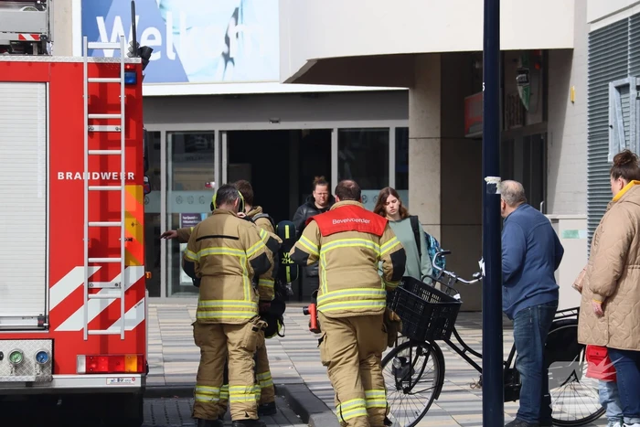 Brand tijdens verbouwing supermarkt