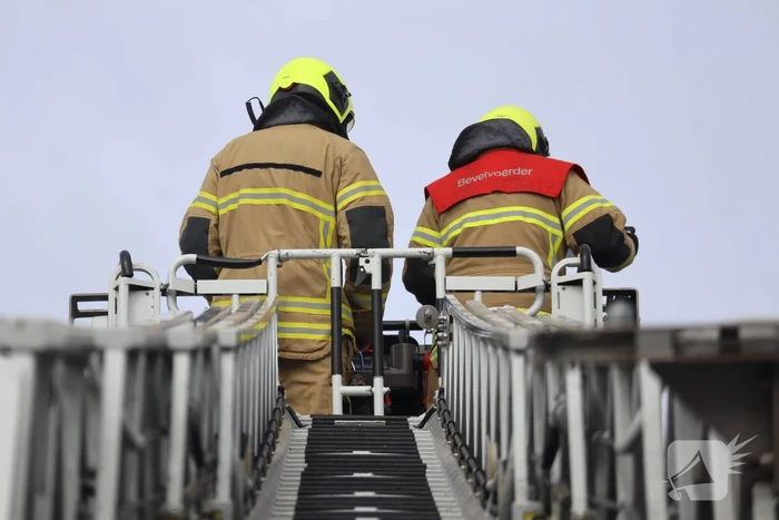Brand tijdens verbouwing supermarkt