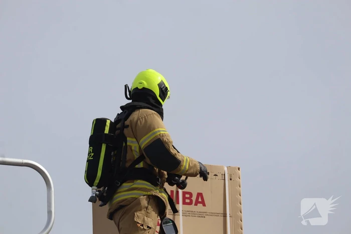 Brand tijdens verbouwing supermarkt