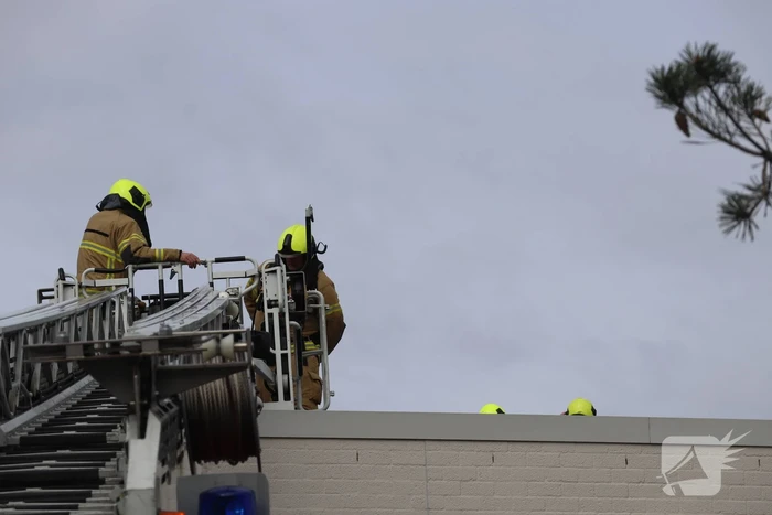 Brand tijdens verbouwing supermarkt