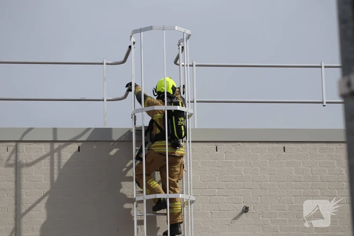 Brand tijdens verbouwing supermarkt