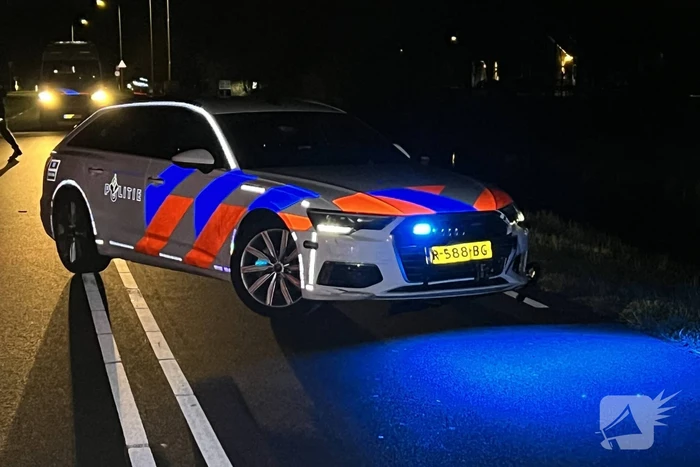 Achtervolging eindigt met botsing