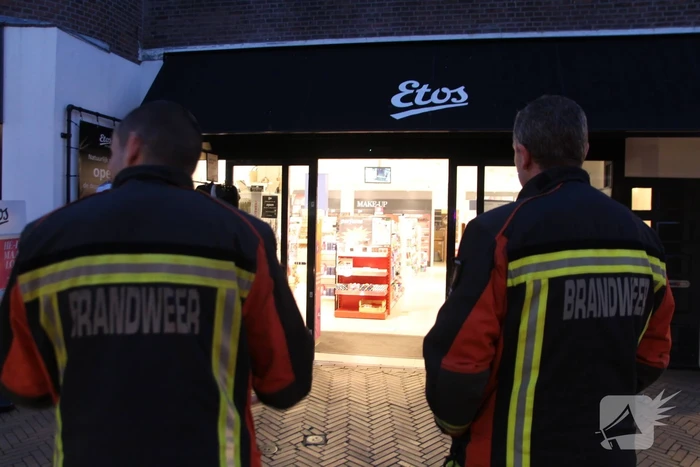 Rookontwikkeling bij brand in Etos
