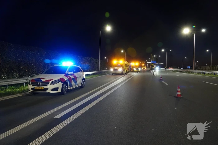 Motorrijder overleden bij ernstig ongeluk