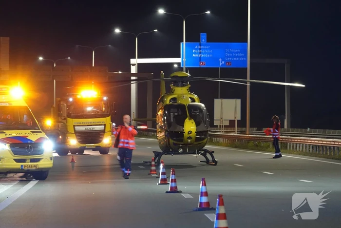 Motorrijder overleden bij ernstig ongeluk