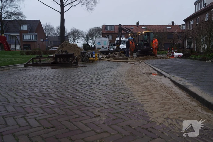 Bewoners zonder water door nachtelijke waterleidingbreuk