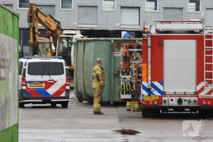 Persoon gewond bij incident met container