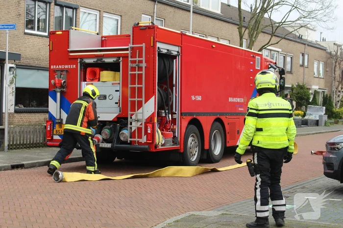 Veel rookontwikkeling bij hevige woningbrand