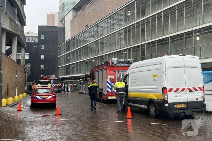 Winkels ontruimd wegens grote waterlekkage