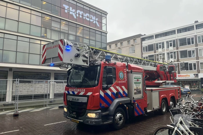 Winkels ontruimd wegens grote waterlekkage