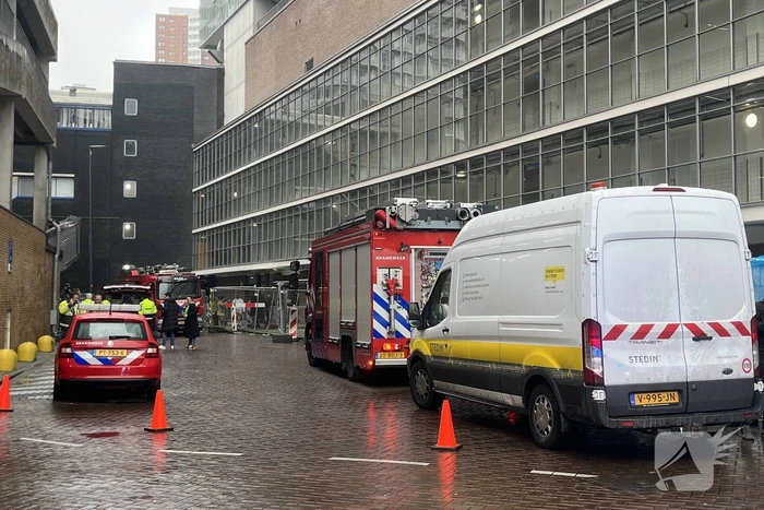 Winkels ontruimd wegens grote waterlekkage