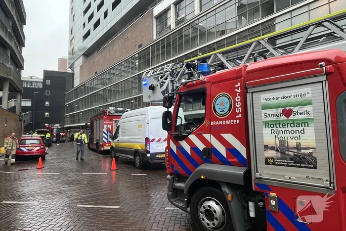 Winkels ontruimd wegens grote waterlekkage