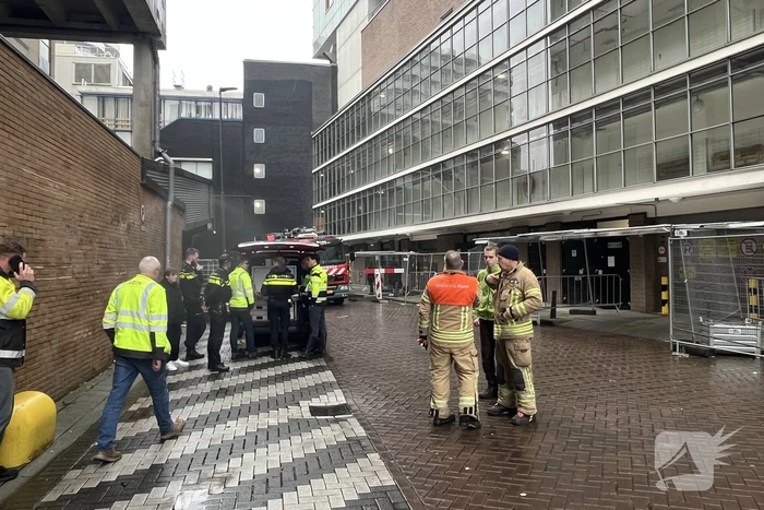 Winkels ontruimd wegens grote waterlekkage