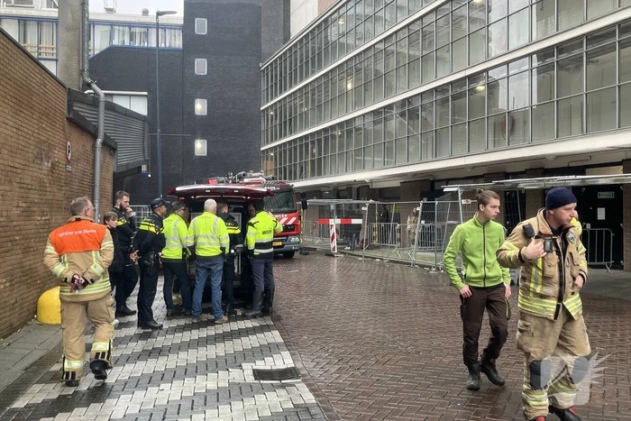 Winkels ontruimd wegens grote waterlekkage