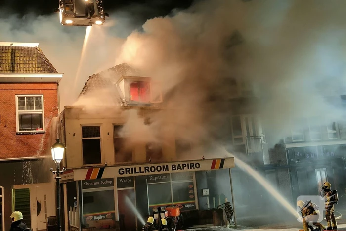 NL-Alert vanwege zeer grote brand in woning