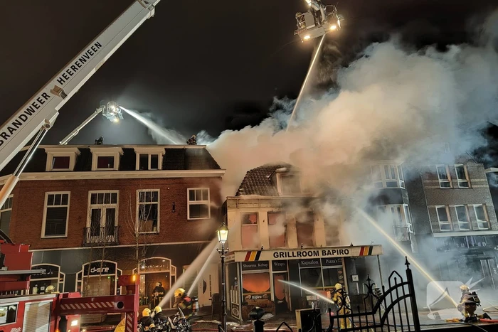 NL-Alert vanwege zeer grote brand in woning