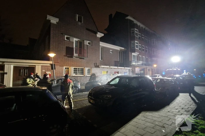 Drie voertuigen door brand verwoest