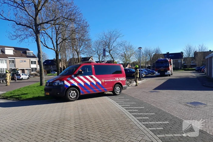 Gasleiding geraakt tijdens graafwerkzaamheden