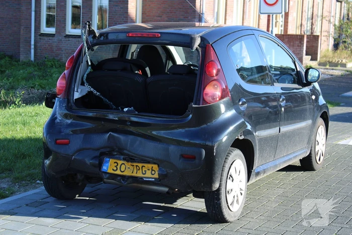 Veel schade na aanrijding