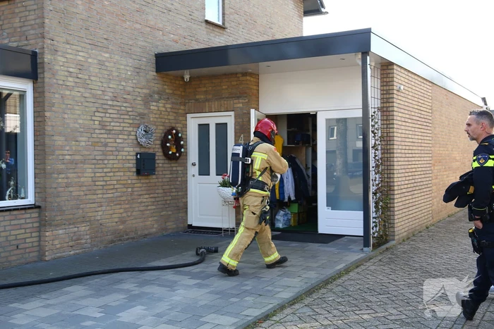 Brand in woning snel geblust