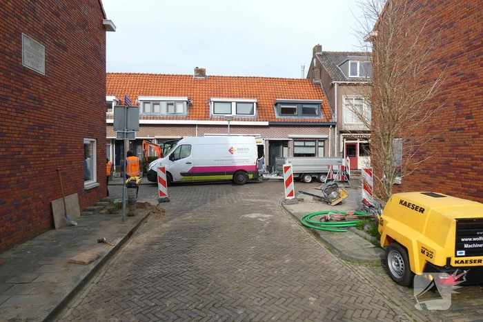 Gaslekkage bij aanleggen van kabels