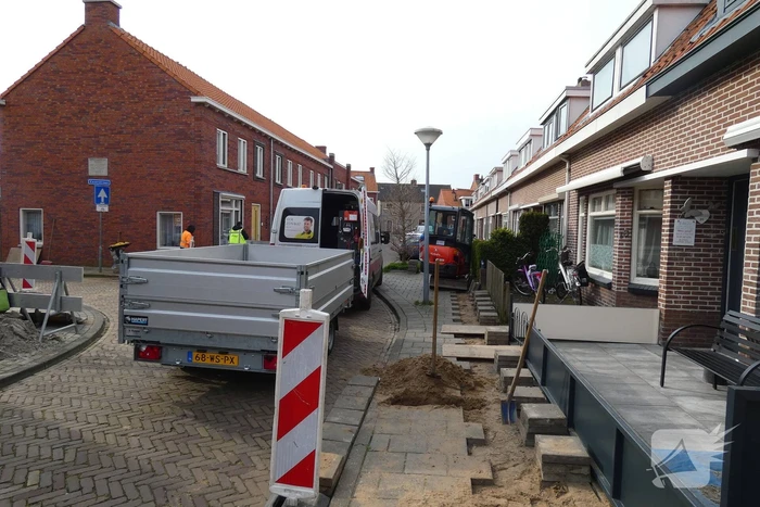 Gaslekkage bij aanleggen van kabels