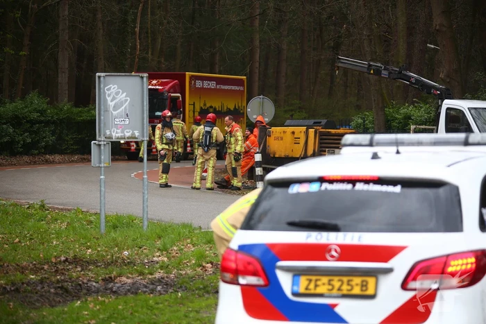 Gaslekkage bij werkzaamheden