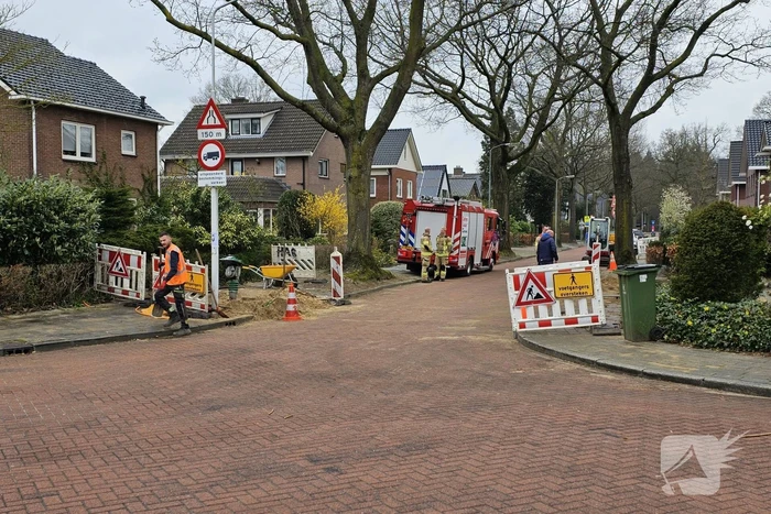 Gaslek ontstaan door aanleg glasvezel