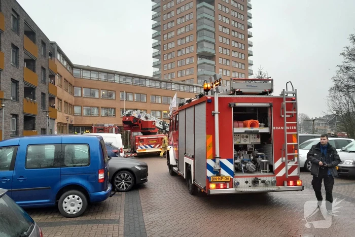 Magnetron vat vlam in woonzorgcentrum