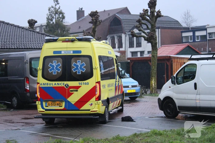 Persoon gered uit water