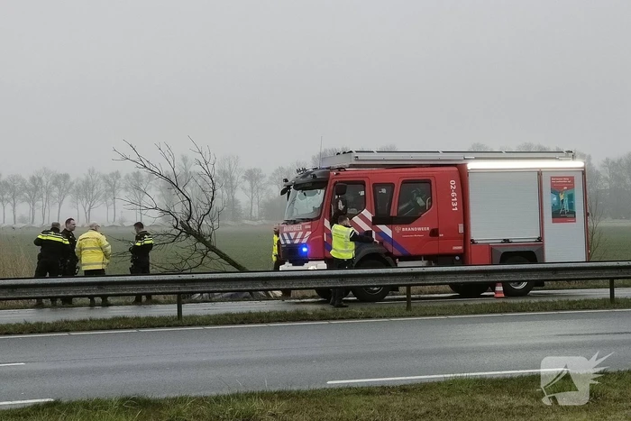 Bestuurder van auto belandt in sloot