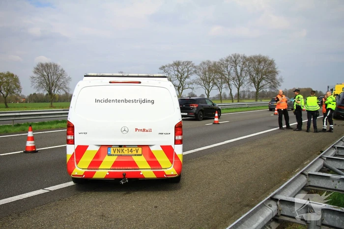 Audi RSQ8 zwaar beschadigd bij eenzijdig ongeval