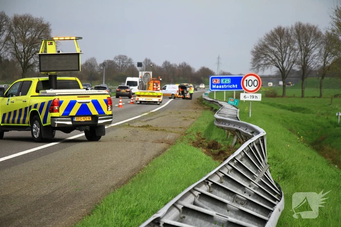 Audi RSQ8 zwaar beschadigd bij eenzijdig ongeval
