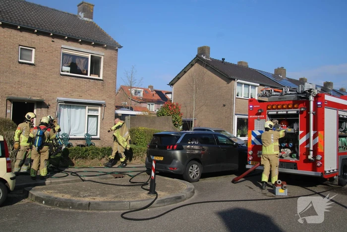 Rookontwikkeling bij brand in woning