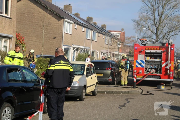 Rookontwikkeling bij brand in woning