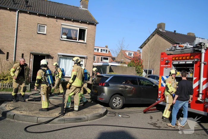 Rookontwikkeling bij brand in woning