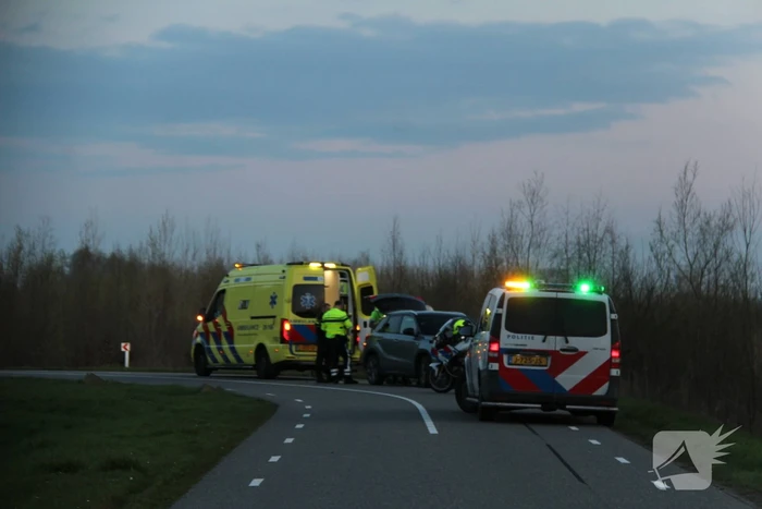 Motorrijder gewond na val