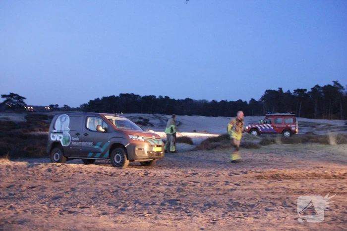 Kampvuur aangezien voor heidebrand