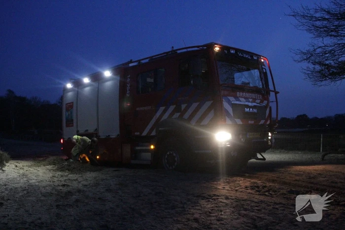 Kampvuur aangezien voor heidebrand