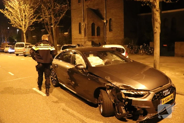Vier auto's met schade na aanrijding