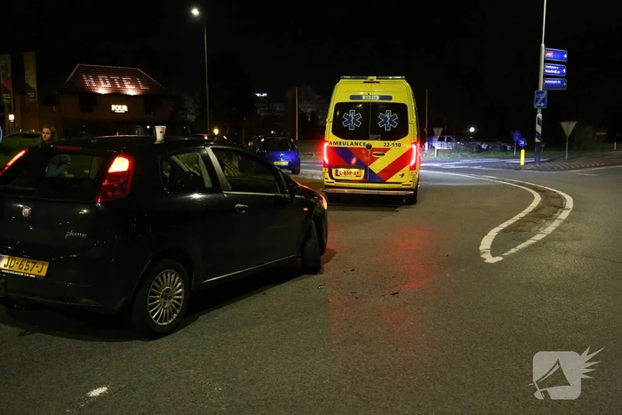 Voorwiel breek af bij botsing
