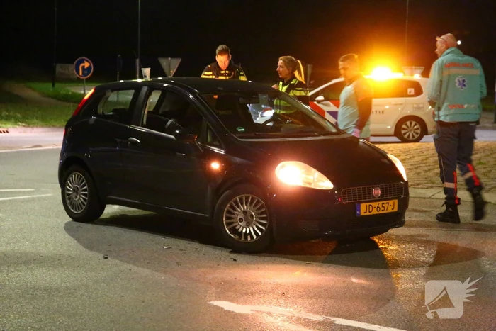 Voorwiel breek af bij botsing