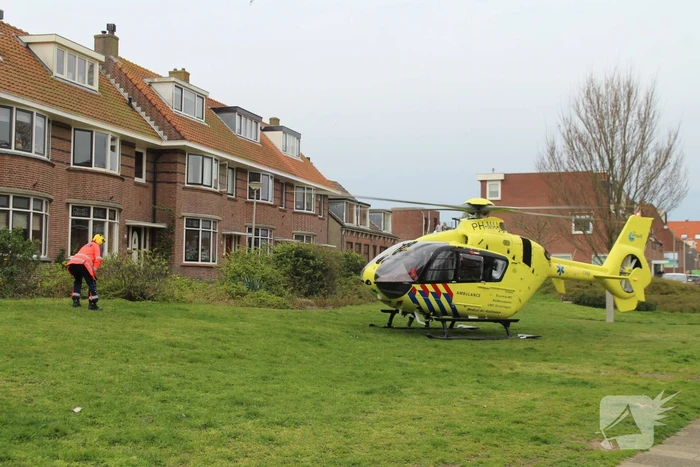 Traumahelikopter ingezet voor incident