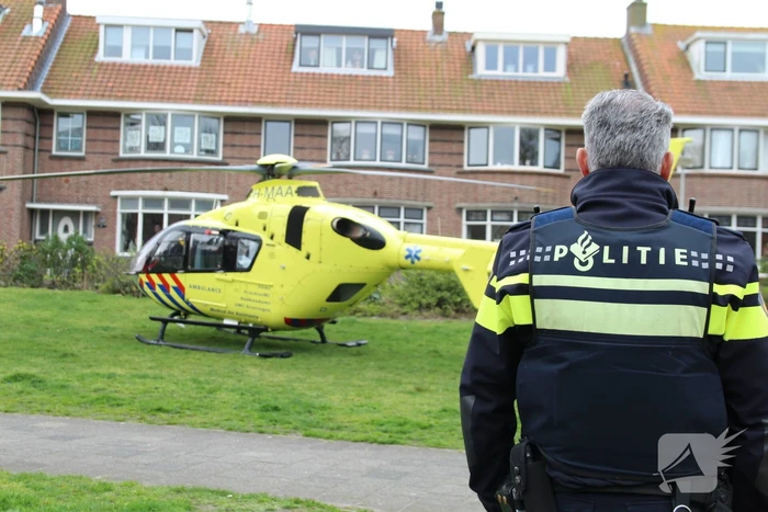 Traumahelikopter ingezet voor incident