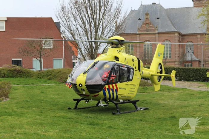 Traumahelikopter ingezet voor incident