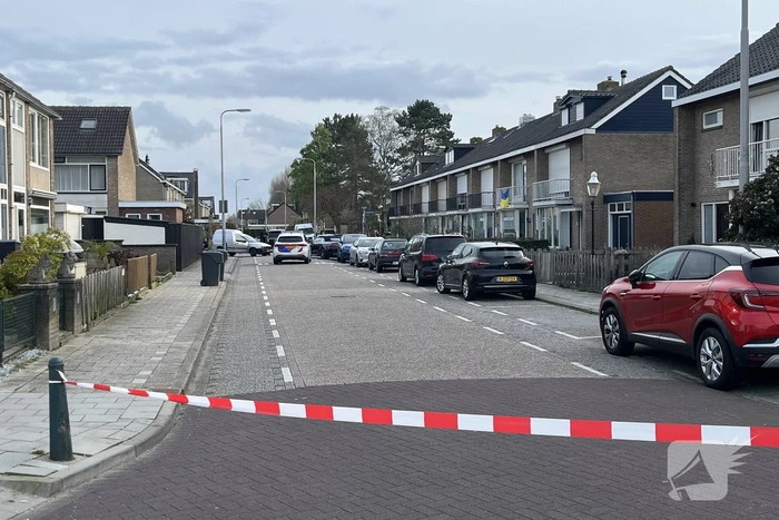 Schade na ongeval op kruising