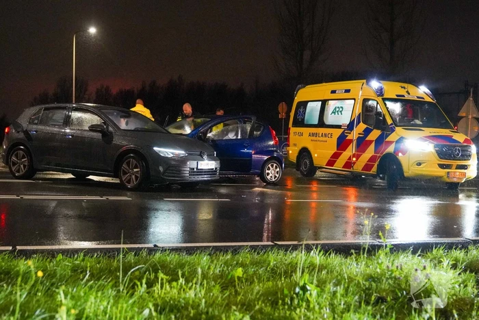 Een gewonde naar het ziekenhuis na ongeval