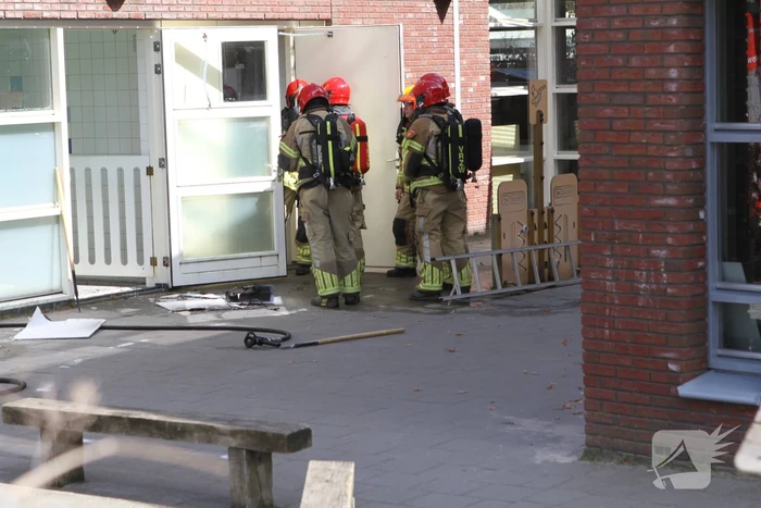 Brand bij Dynamica onderwijs
