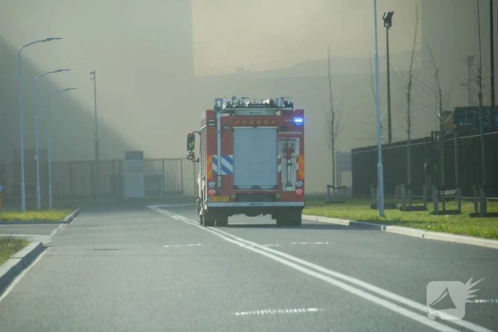 Zeer grote brand in cacao opslag