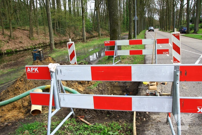 Waterlekkage door defecte waterleiding